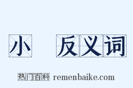 小喬反义词是什么意思的图片